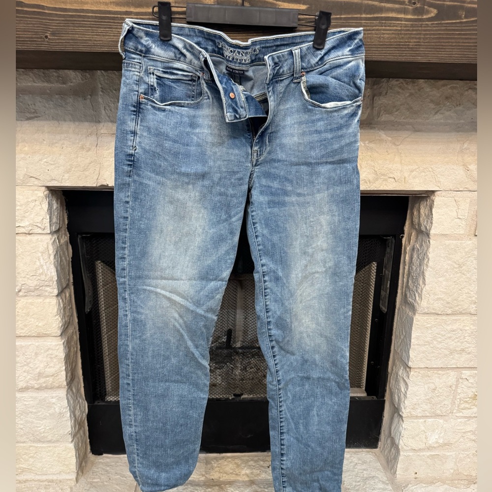 2 Pairs- American Eagle Skinny Jeans - in 12 Long